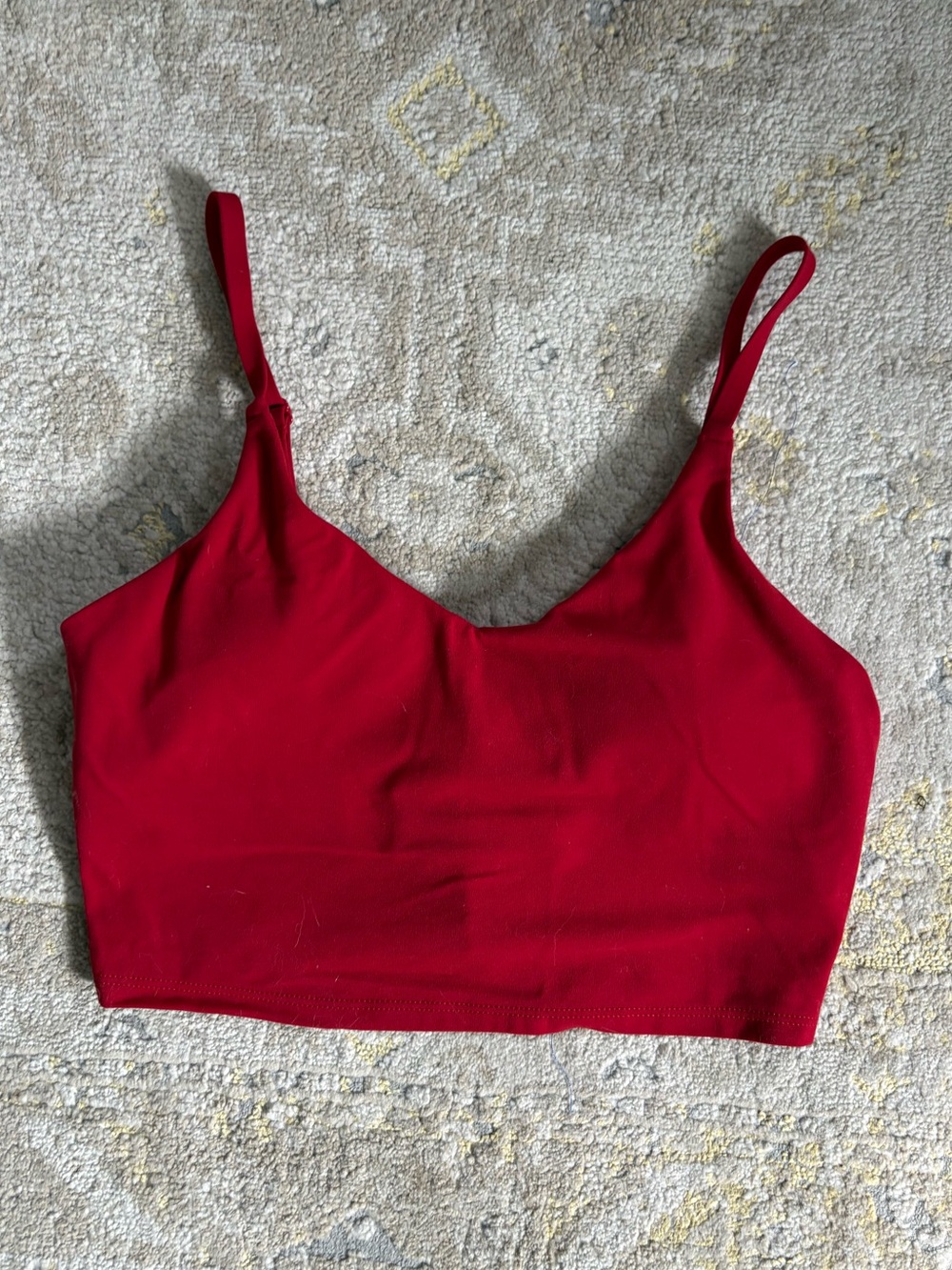 Athleta Cherry Red Women's work out Tank Top